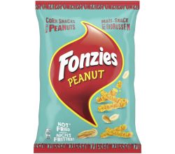 Fonzies Peanut 100 g / Mais-Snack mit Erdnüssen / Knabbergebäck