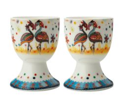 Maxwell & Williams Smile Style Eierbecher 2er-Set Flamboyant, Geschenkbox, Porzellan, DX0477