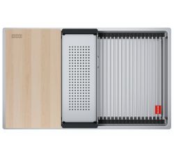 FRANKE Spüle BOX Pro BXX 210/110-70 Edelstahl gebürstet mit Druckknopfventil