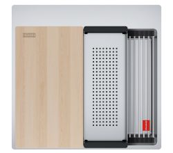 FRANKE Spüle BOX Pro BXX 210-50 A Edelstahl gebürstet mit Druckknopfventil