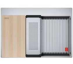 FRANKE Spüle BOX Pro BXX 210-70 A Edelstahl gebürstet mit Druckknopfventil