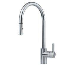 FRANKE 115.0590.045 Armatur EOS NEO J in EDELSTAHL mit Auszugsbrause / Zugauslauf