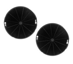Aktivkohlefilter 112.0067.942 rund für FRANKE FLEXA FTC 612 XS - 2er SET