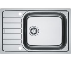 FRANKE Spüle SPARK SKX 611-78 XL (50) aus Edelstahl mit Drehexcenter / Edelstahlspüle / Auflagespüle