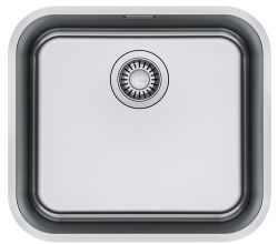 FRANKE Spüle SMART SRX 110-45 mit Ablaufgarnitur in Handbedienung / Edelstahlspüle / Unterbauspüle