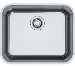 FRANKE Spüle SMART SRX 110-50 mit Ablaufgarnitur mit Drehexcenterbedienung / Edelstahlspüle / Unterbauspüle