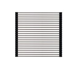 Franke Rollmatte MARIS mit runden Edelstahlstäben / Maße (L x B): 366 x 326 mm / Abtropfmatte für diverse FRANKE Spülen / Zubehör