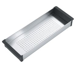 FRANKE 112.0394.981 Abtropfbecken 408 x 153 x 58 mm aus Edelstahl / Resteschale