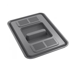 Deckel zu Ersatzeimer 8 L mit Aktivkohlefilter für FRANKE Abfallsorter GARBO