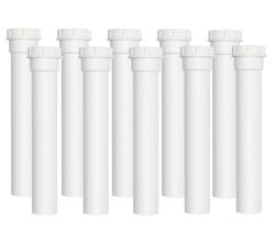 10er Set Verlängerungsrohr 1 1/2 Zoll x 40 x 250 mm / Siphon-Ersatzteil