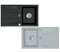 Spüle KeraDomo GENEA 87 von Systemceram / Einbauspüle / Auflagespüle