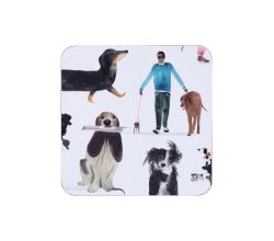 Maxwell & Williams GI0323 Untersetzerset 4-tgl. BEST FURRY FRIENDS 10,5 cm, MDF, in Geschenkbox