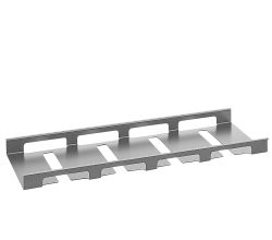 Aluments Quader-Rack Gläserhänger 60 cm in NEUSILBER / Regalsystem / Modulregal