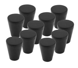 10er SET DesignLight Möbelgriff TYP 9040 mit Befestigungsschraube / Möbelknauf