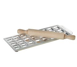 Ravioliform Ravioli classici mit Teigrolle für 24 Ravioli 34 x 34 mm / GSD