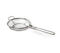 Grillkorb mit einklappbarem Griff / Edelstahl