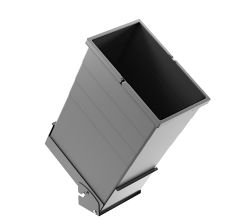HAILO 10000129 KippBox 35 mit cleverem Kippmechanismus, 35 Liter Abfallvolumen, ab 30 cm Schrankbreite