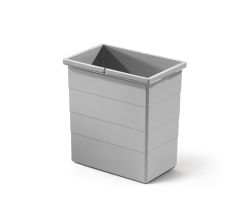 HAILO 1076129 Inneneimer 24 Liter hellgrau / Eimer / Abfalleimer / Mülleimer / Zubehör