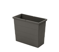 HAILO 1129669 Inneneimer 21 Liter in dunkelgrau für Abfallsorter CARGO / Eimer / Abfalleimer