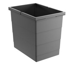 HAILO 18 Liter Inneneimer 1129959 basaltgrau für Abfallsorter Raumspar Tandem / Eimer / Ersatzeimer