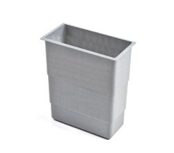HAILO 1133079 Putzmittelkorb 4,1 Liter grau für Abfallsorter XXL / Ersatzeimer