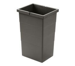 HAILO 1220359 Inneneimer 13 Liter in basaltgrau für Abfallsorter CARGO-Synchro u. Triple XL / Eimer / Ersatzeimer / Abfalleimer