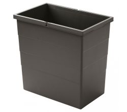 HAILO 1220379 Inneneimer 28 Liter in basaltgrau für Abfallsorter CARGO-Synchro u. Triple XL / Eimer / Ersatzeimer / Abfalleimer