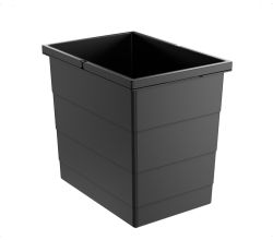 HAILO 18 Liter Inneneimer 1225939 schwarz für Raumspar Tandem 3642731 / Ersatzteil