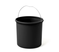 HAILO Inneneimer 1226579 in schwarz mit 12 Liter Volumen für Abfalleimer MONO / Ersatzeimer