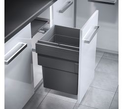 HAILO 3608461 CARGO SYNCHRO mit 55 Liter Volumen für 45 cm Schrankbreite / Abfalltrennsystem