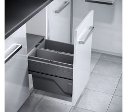HAILO 3610811 CARGO mit 38 Liter Volumen für 45 cm Schrankbreite / Abfalltrennsystem