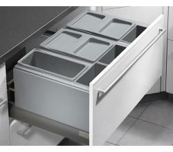 HAILO AS XXL 800 18/D/18/D/12/P/P/P für Auszugsschubladen 80 cm Schrankbreite / Mülleimer