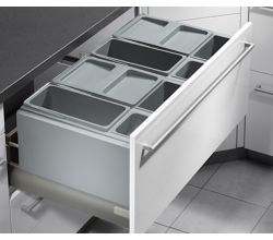 HAILO AS XXL 900 18/D/18/D/12/P/P/U/U für Auszugsschubladen 90 cm Schrankbreite / Mülleimer