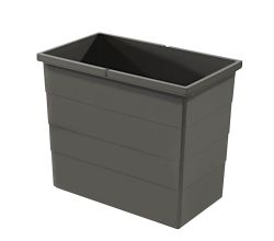 HAILO 1129969 Inneneimer 28 Liter dunkelgrau für Abfallsorter CARGO und TANDEM / Eimer / Ersatzeimer / Abfalleimer