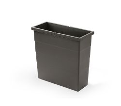 HAILO 1139009 Inneneimer 17 Liter in dunkelgrau für Abfallsorter CARGO / Eimer / Abfalleimer