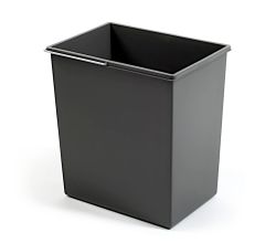 HAILO Ersatzeimer 20 Liter basaltgrau mit Metallbügel für Abfallsorter SOLO / Eimer / Mülleimer / Abfalleimer / Einsatz
