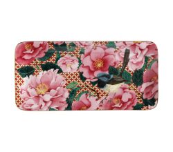 Maxwell & Williams HV0173 Platte 25 x 12 cm SILK ROAD Rot, Porzellan, in Geschenkbox