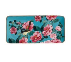 Maxwell & Williams HV0176 Platte 33 x 15,5 cm SILK ROAD Aqua, Porzellan, in Geschenkbox