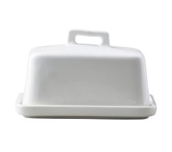 Maxwell & Williams IA0102 Butterdose Weiß EPICURIOUS Porzellan, in Geschenkbox