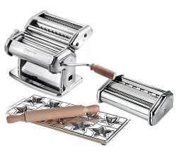 IMPERIA Pasta-Set PASTAIA ITALIANA mit 2 Duplexvorsätzen und Ravioliform / Nudelmaschinen Set