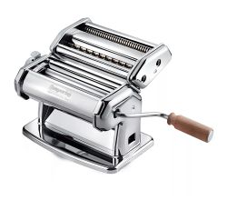 Nudelmaschine IMPERIA mit Duplexvorsatz für Tagliatelle 2 mm und Fettuccine 6,5 mm / Pastamaschine