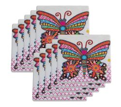 10er SET Maxwell und Williams SMILE STYLE Untersetzer FLUTTER - DU0028 / Unterlage / Designunterlage