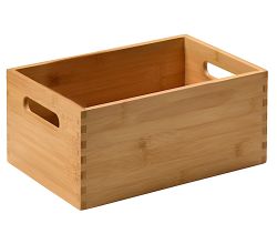 KESPER Stapelkiste 57411 aus Bambus / Allzweckkiste 28,5 x 18,5 x 13 cm / Holzkiste