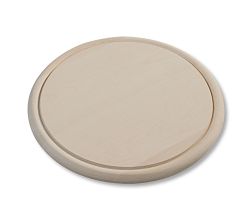 KESPER Ø 25 cm Fleischteller 61443-71 aus Birke natur / Holzteller / Pizzateller / Schneidebrett