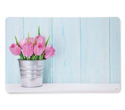 KESPER Platzset TULPEN aus Polypropylen / Untersetzer