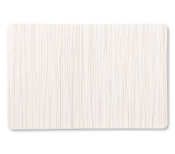KESPER Platzset WEISS MIT GOLDSTREIFEN aus Polypropylen / Untersetzer / Trend