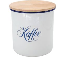 Karl Krüger 72M16K Emaillierte Dose - KAFFEE - Serie Husum