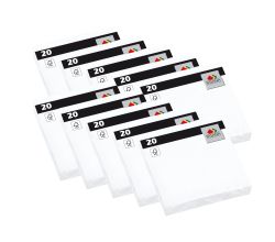 Fasana 209436 PEARL WHITE 200 Servietten, 33 x 33 cm, 3-Lagig, 1/4 Falzung, Metsä Tissue Napkin Collection