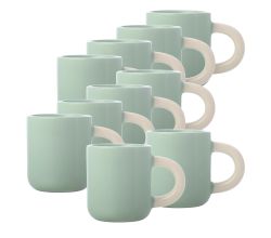 10er SET Maxwell & Williams DI0348 Espressotasse 110ml Mint SHERBET Porzellan