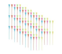 10er SET METALTEX 257833080 Cocktail-Picker, 50 Stück / Partypicker